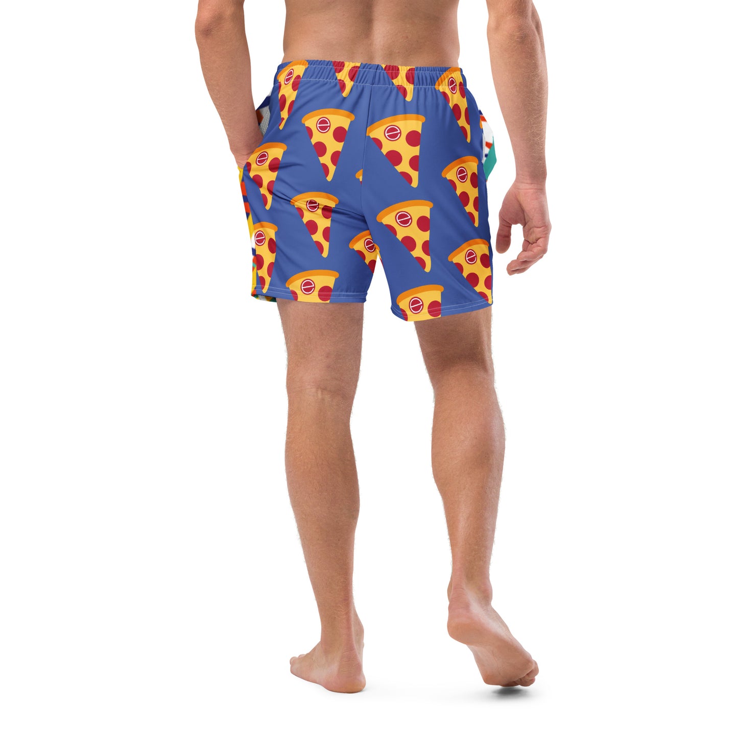 Excel - Pizza Shorts - All-Over Print Recycled Swim Trunks