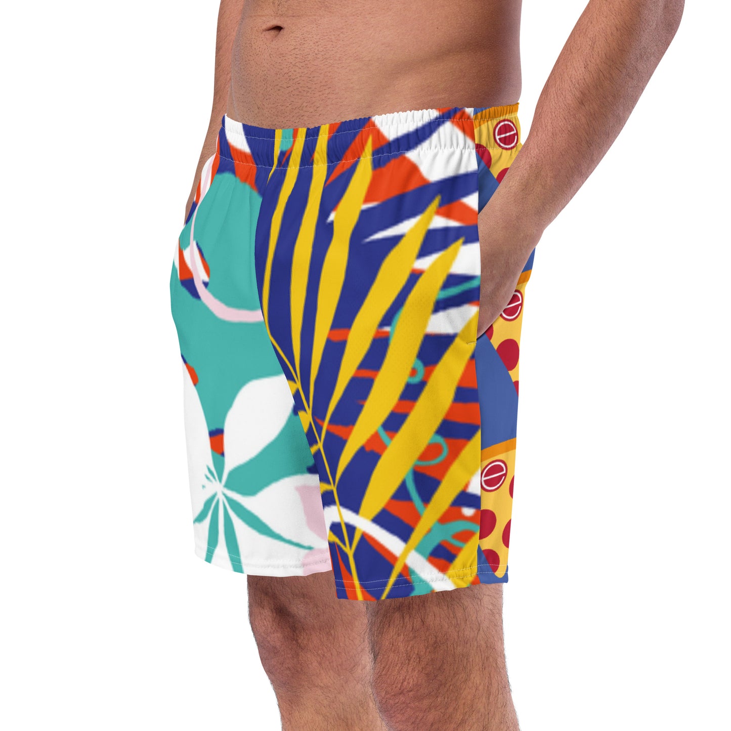 Excel - Pizza Shorts - All-Over Print Recycled Swim Trunks
