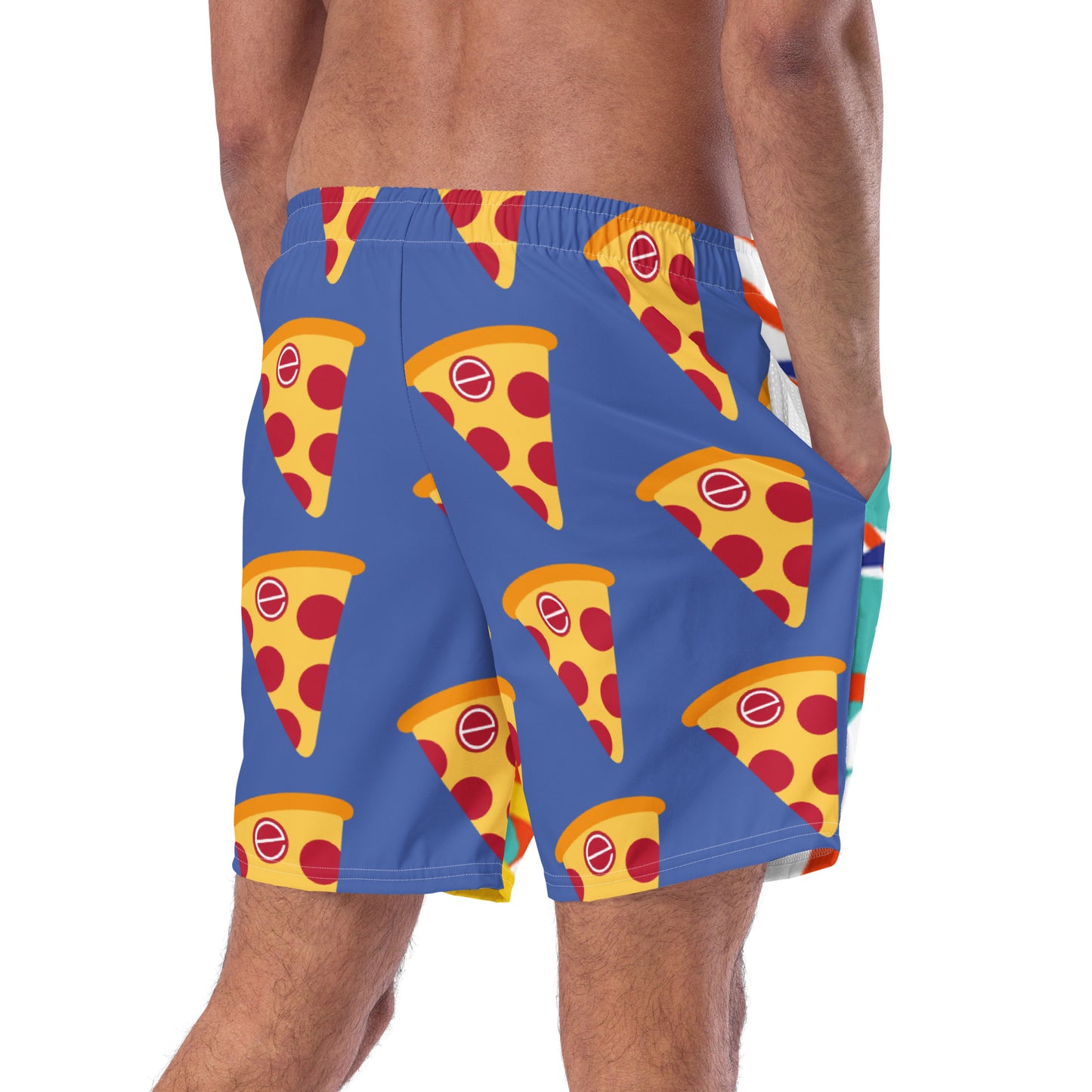 Excel - Pizza Shorts - All-Over Print Recycled Swim Trunks