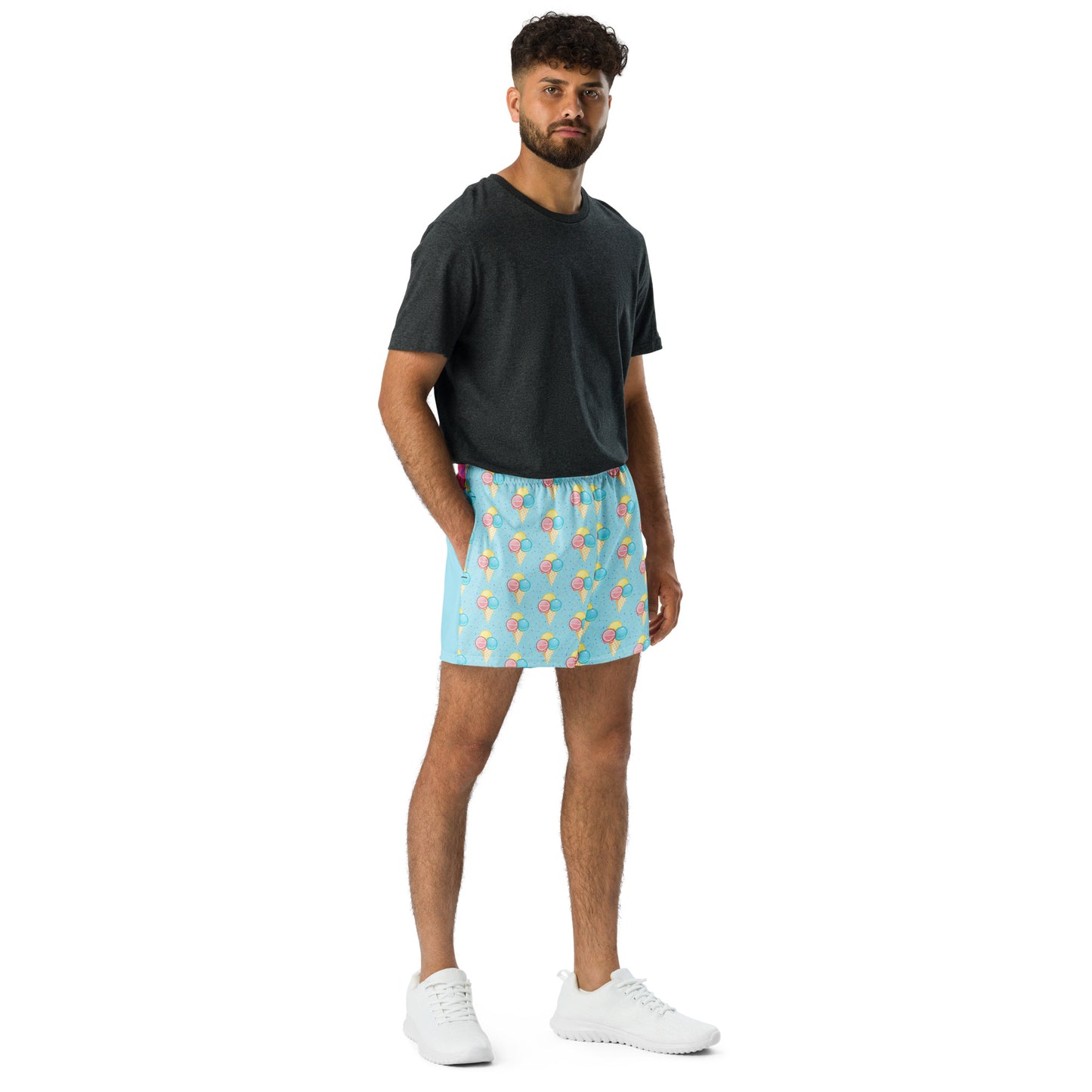 Excel - ICE CREAM - All-Over Print Unisex Athletic Shorts