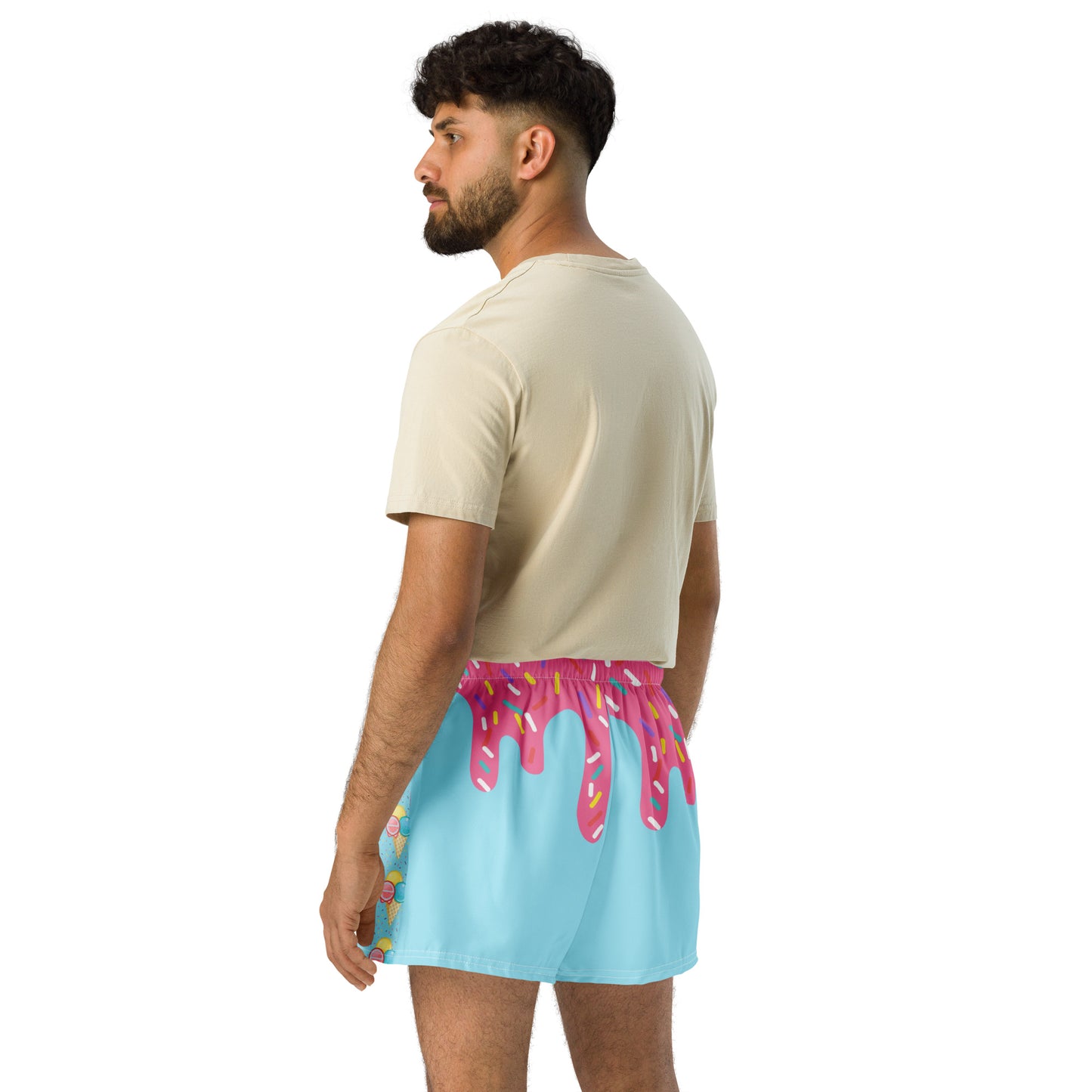 Excel - ICE CREAM - All-Over Print Unisex Athletic Shorts