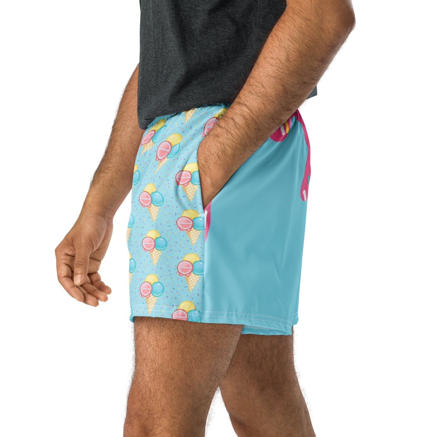 Excel - ICE CREAM - All-Over Print Unisex Athletic Shorts
