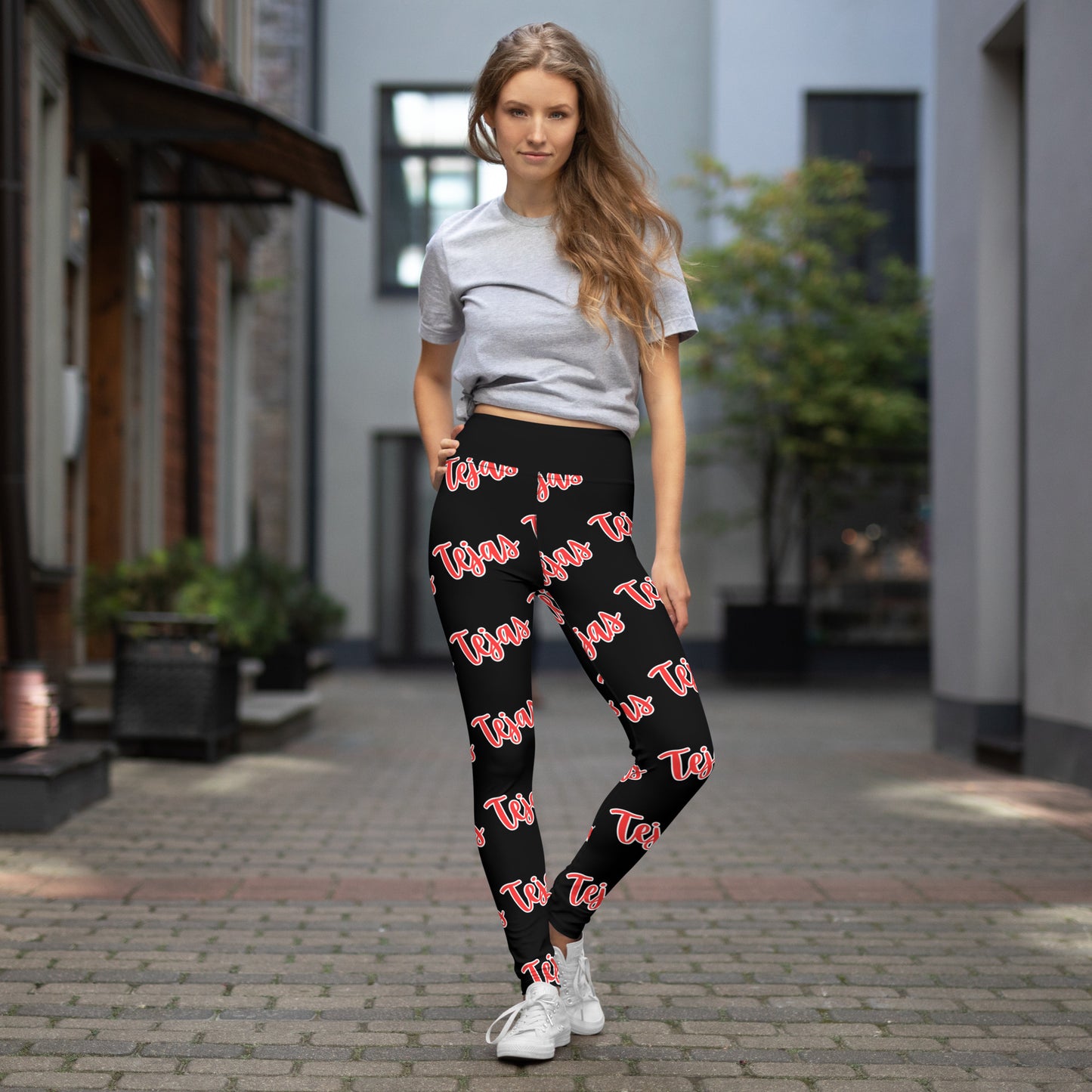 Tejas - all over pattern - Yoga Leggings