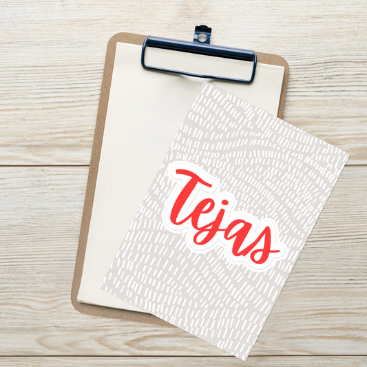 Sticker sheet - Tejas