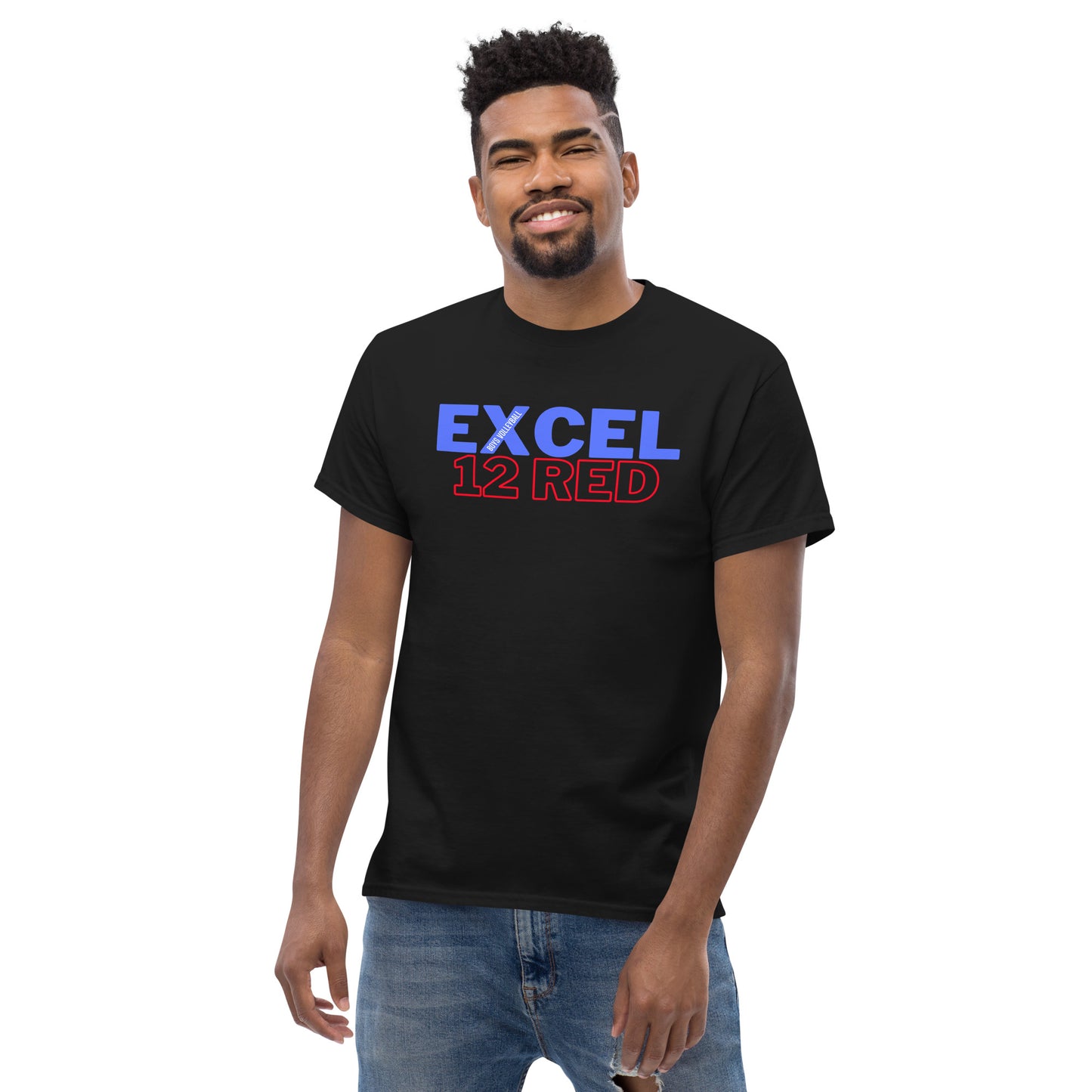 Excel - Boys Volleyball - 12 Red - Men's classic tee