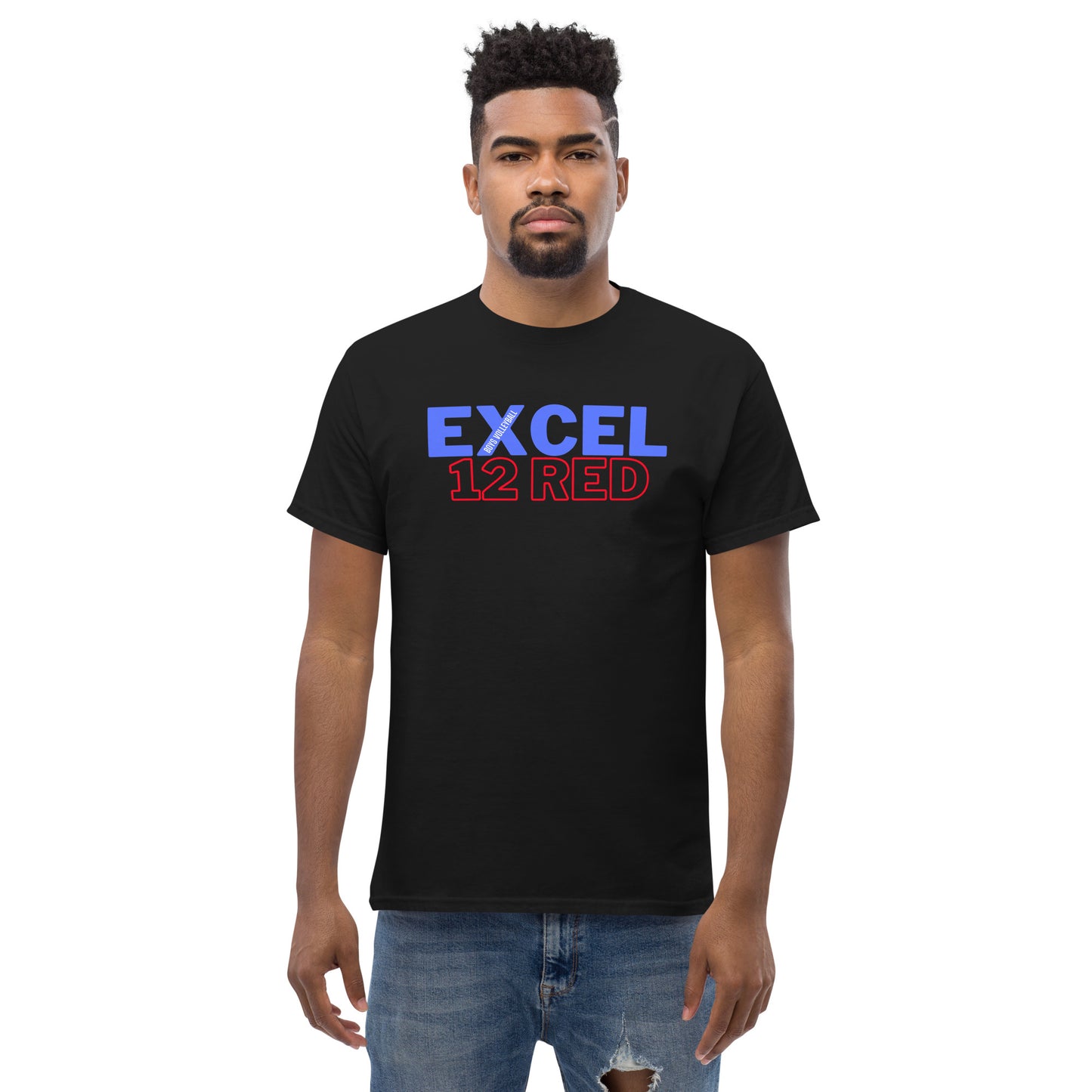 Excel - Boys Volleyball - 12 Red - Men's classic tee
