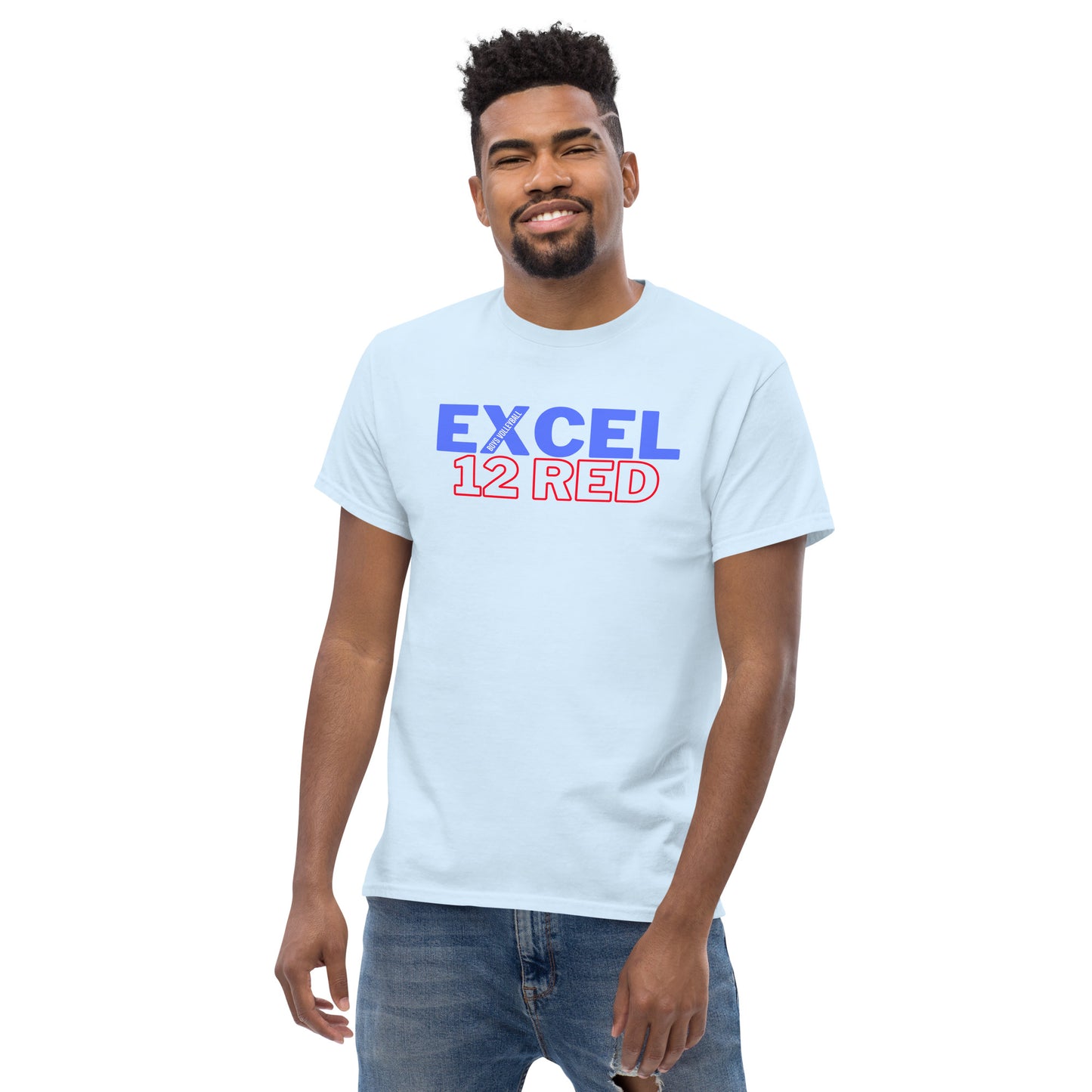 Excel - Boys Volleyball - 12 Red - Men's classic tee