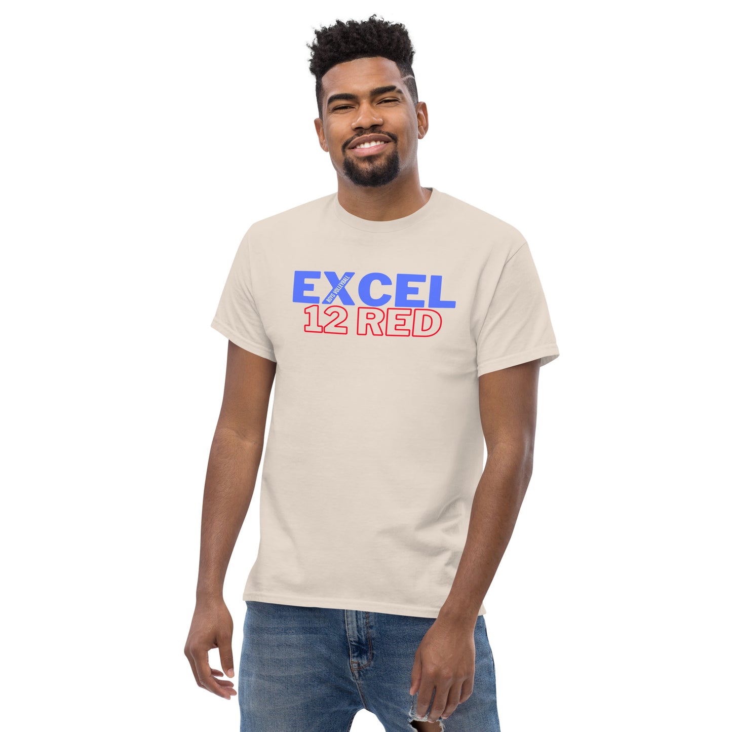 Excel - Boys Volleyball - 12 Red - Men's classic tee