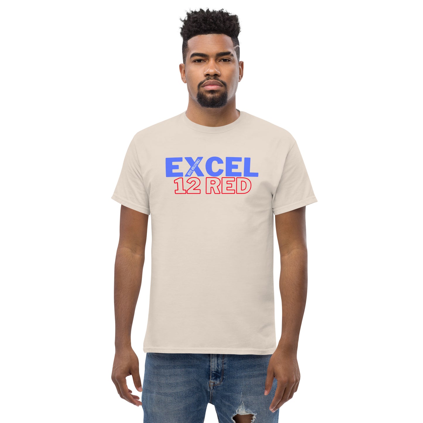 Excel - Boys Volleyball - 12 Red - Men's classic tee