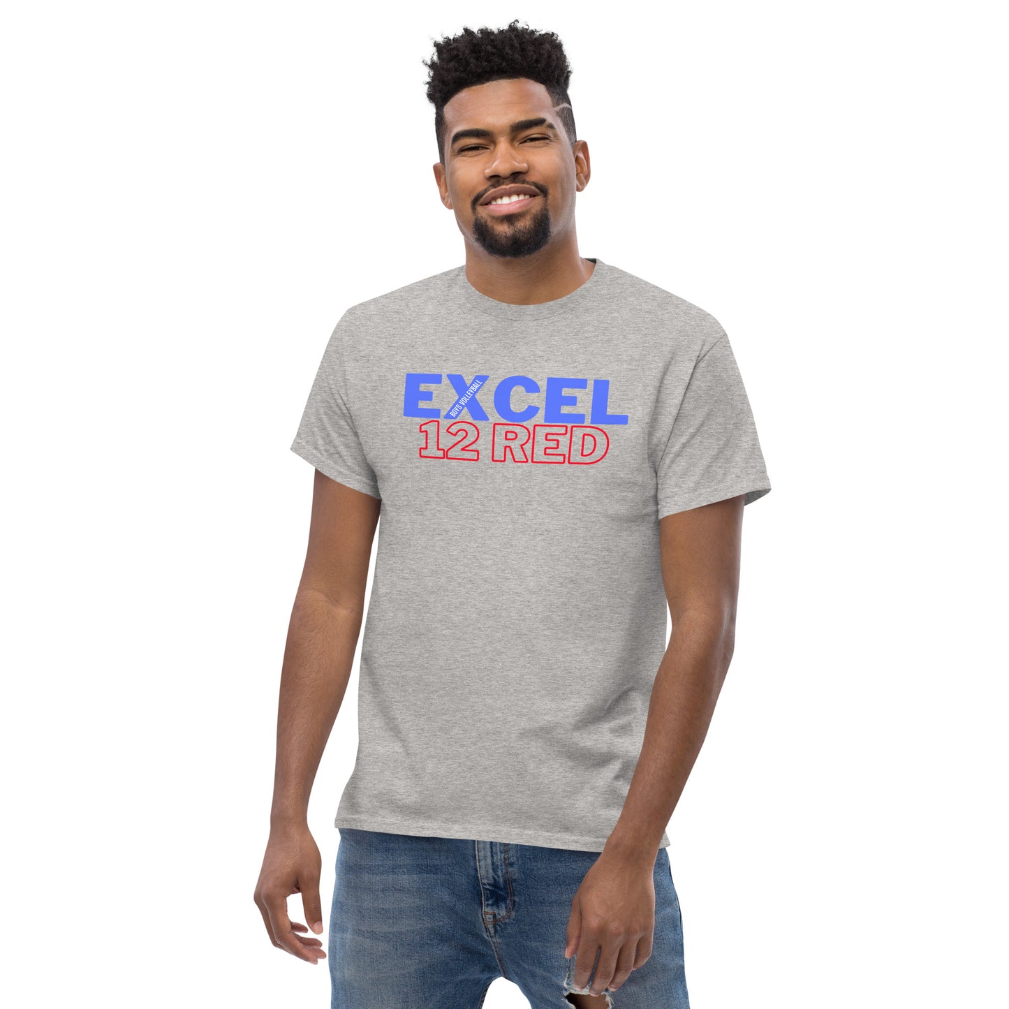Excel - Boys Volleyball - 12 Red - Men's classic tee