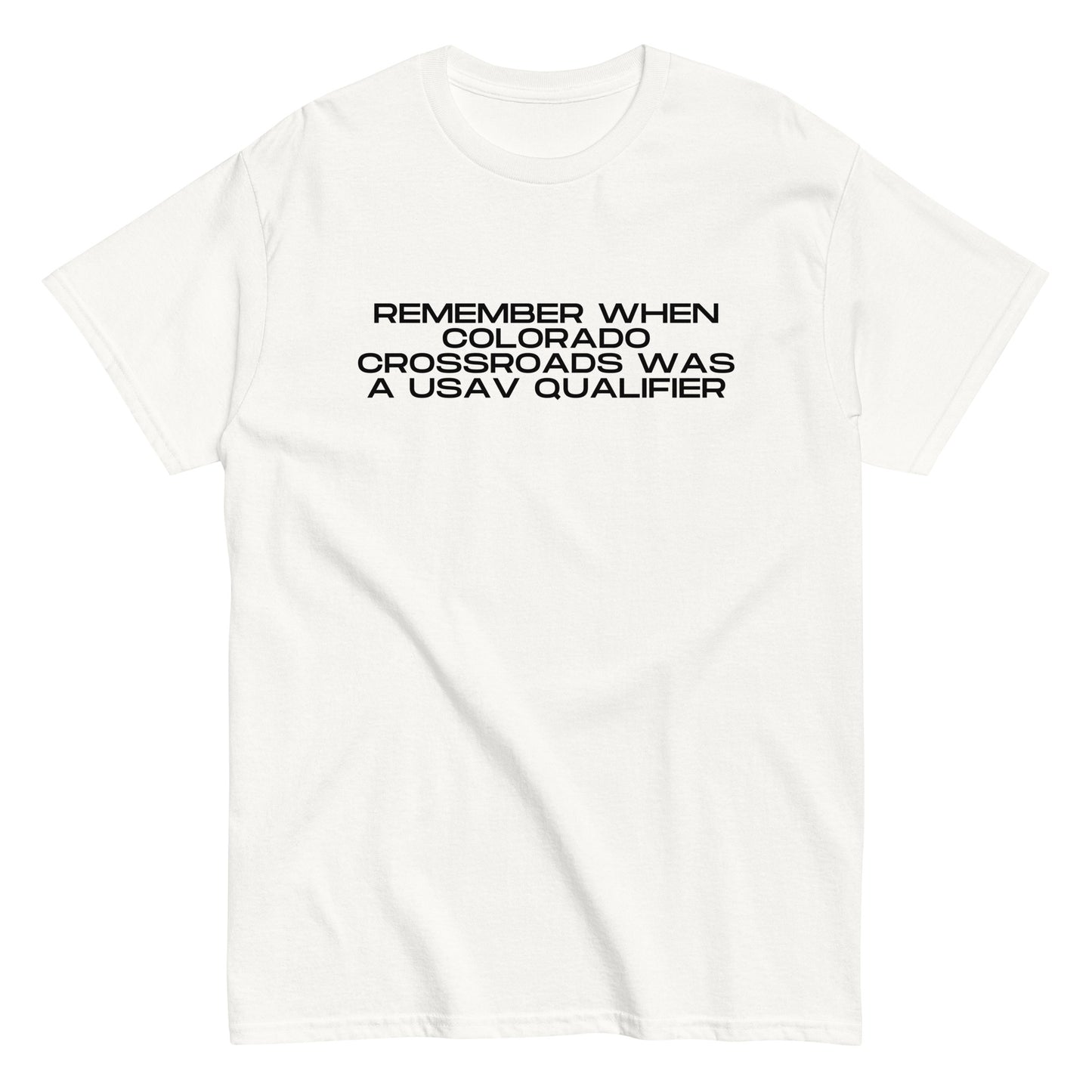 Colorado Crossroads vs USAV - Men's classic tee