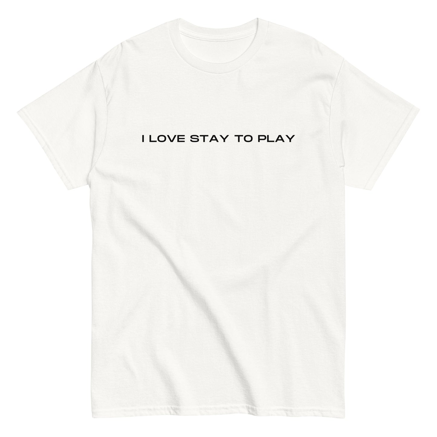 I Love Stay to Play - Men's classic tee