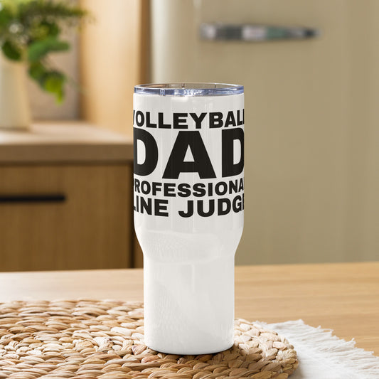Volleyball Dad - Travel mug with a handle