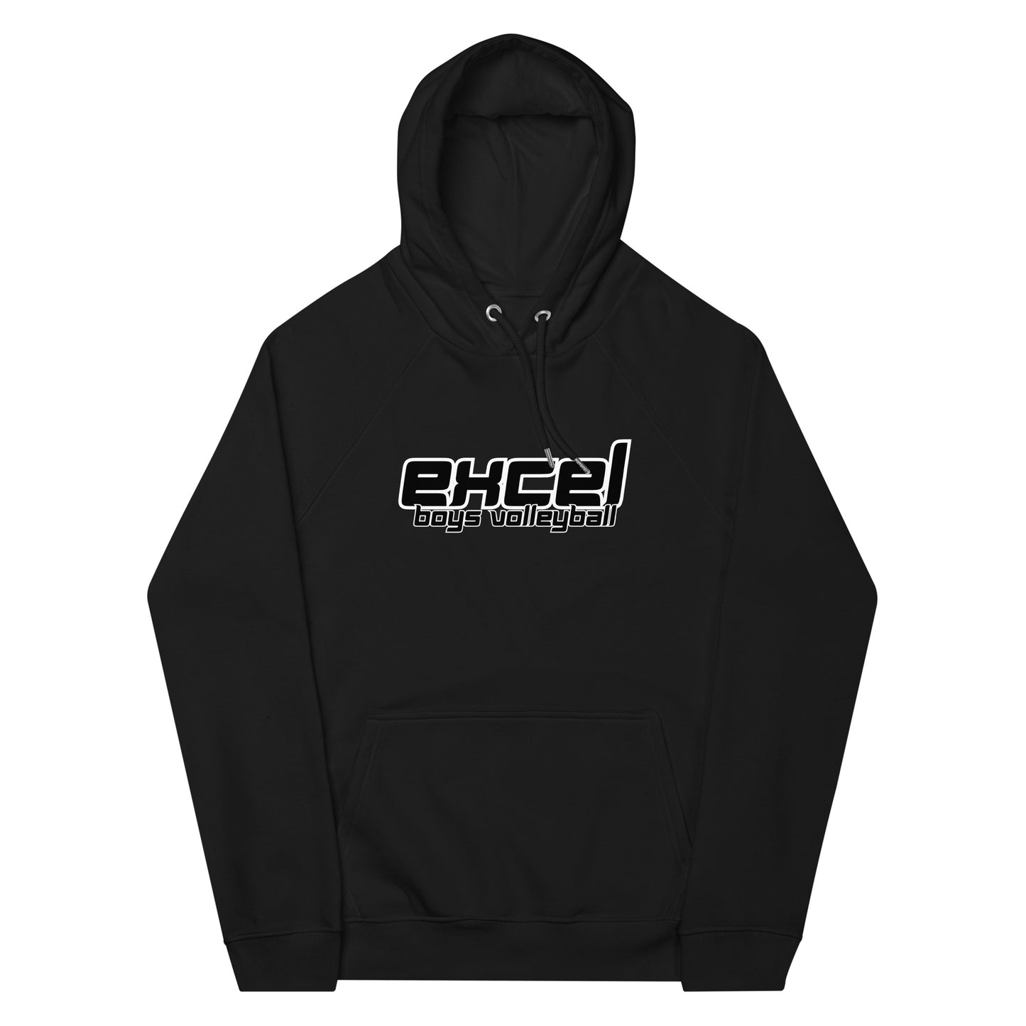 Excel Boys Volleyball - Unisex eco raglan hoodie