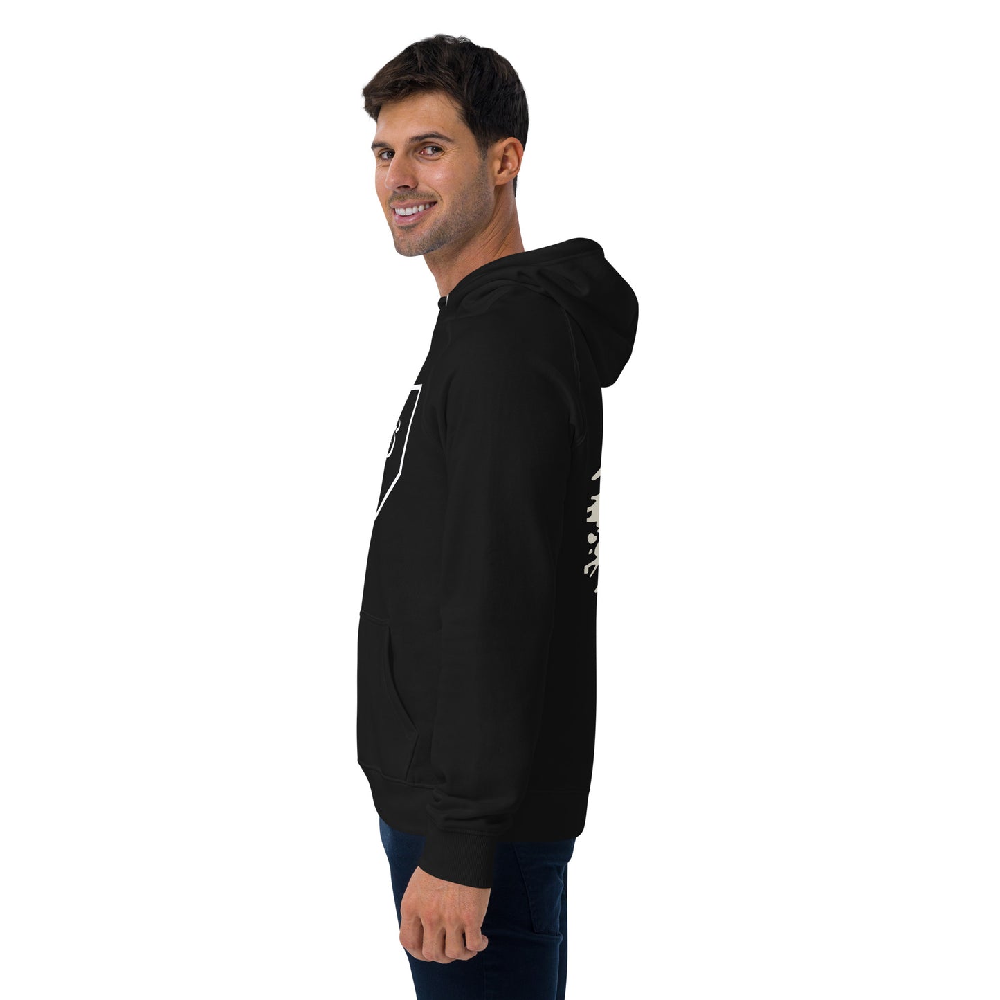 ctms baseball - Unisex eco raglan hoodie