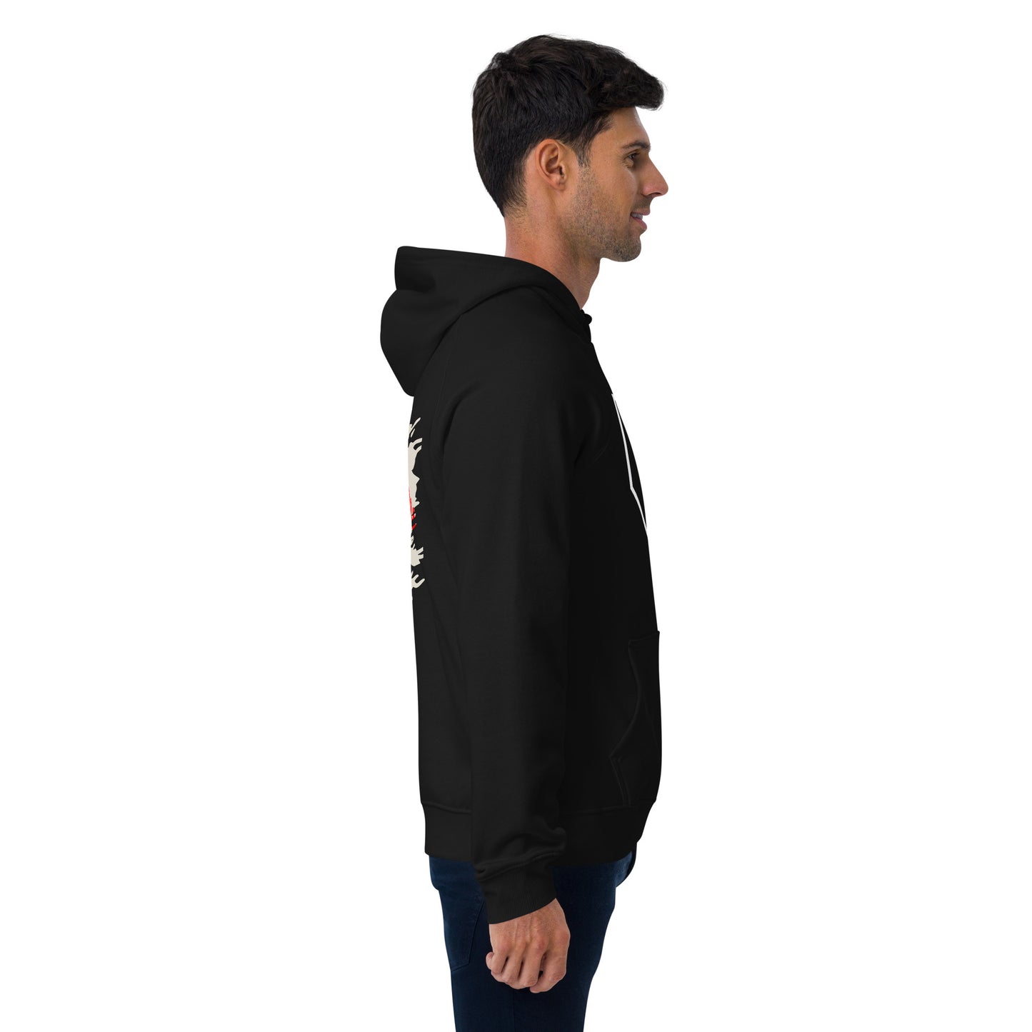 ctms baseball - Unisex eco raglan hoodie