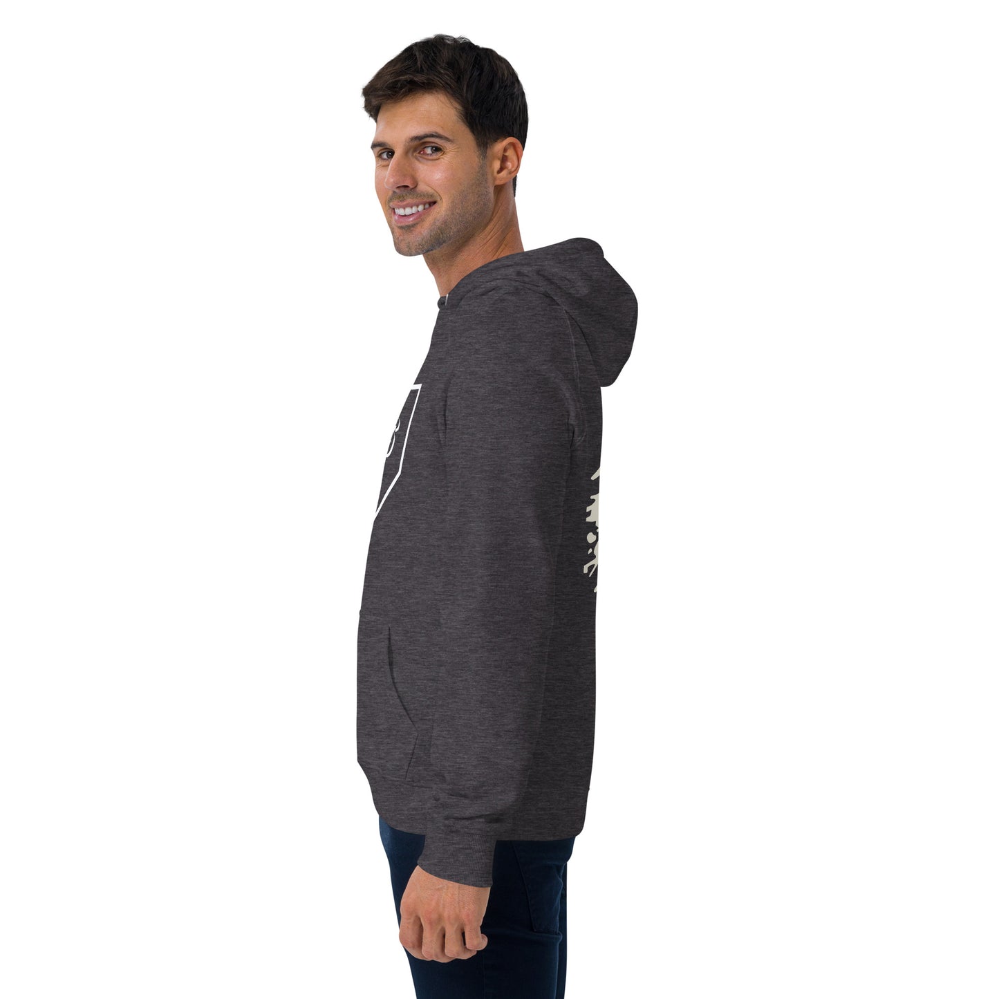 ctms baseball - Unisex eco raglan hoodie