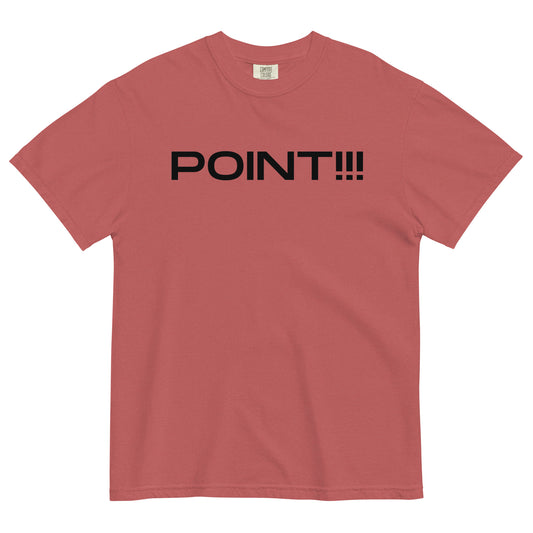 POINT!!! - Unisex garment-dyed heavyweight t-shirt