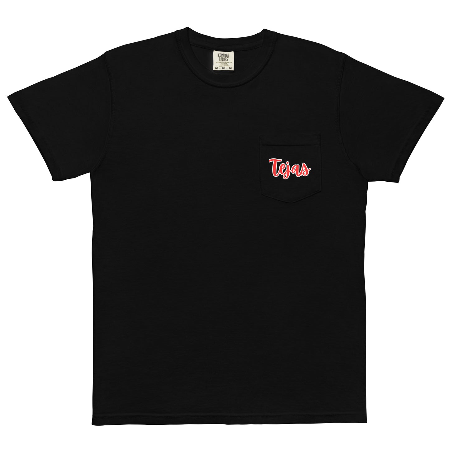 Tejas - Unisex garment-dyed pocket t-shirt