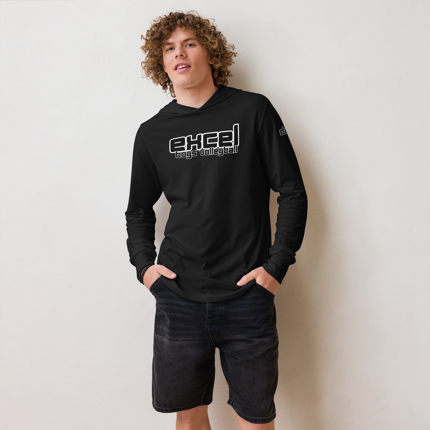 Excel - Boys Volleyball - Dad - Hooded long-sleeve tee