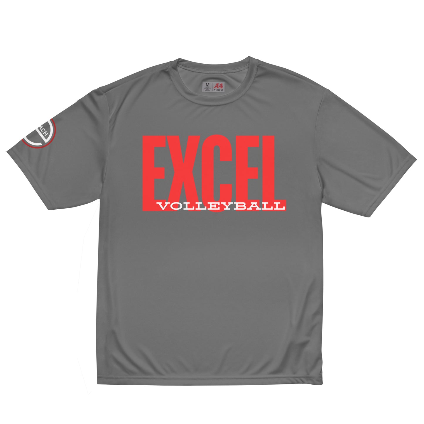 EXCEL COACH - Unisex performance crew neck t-shirt