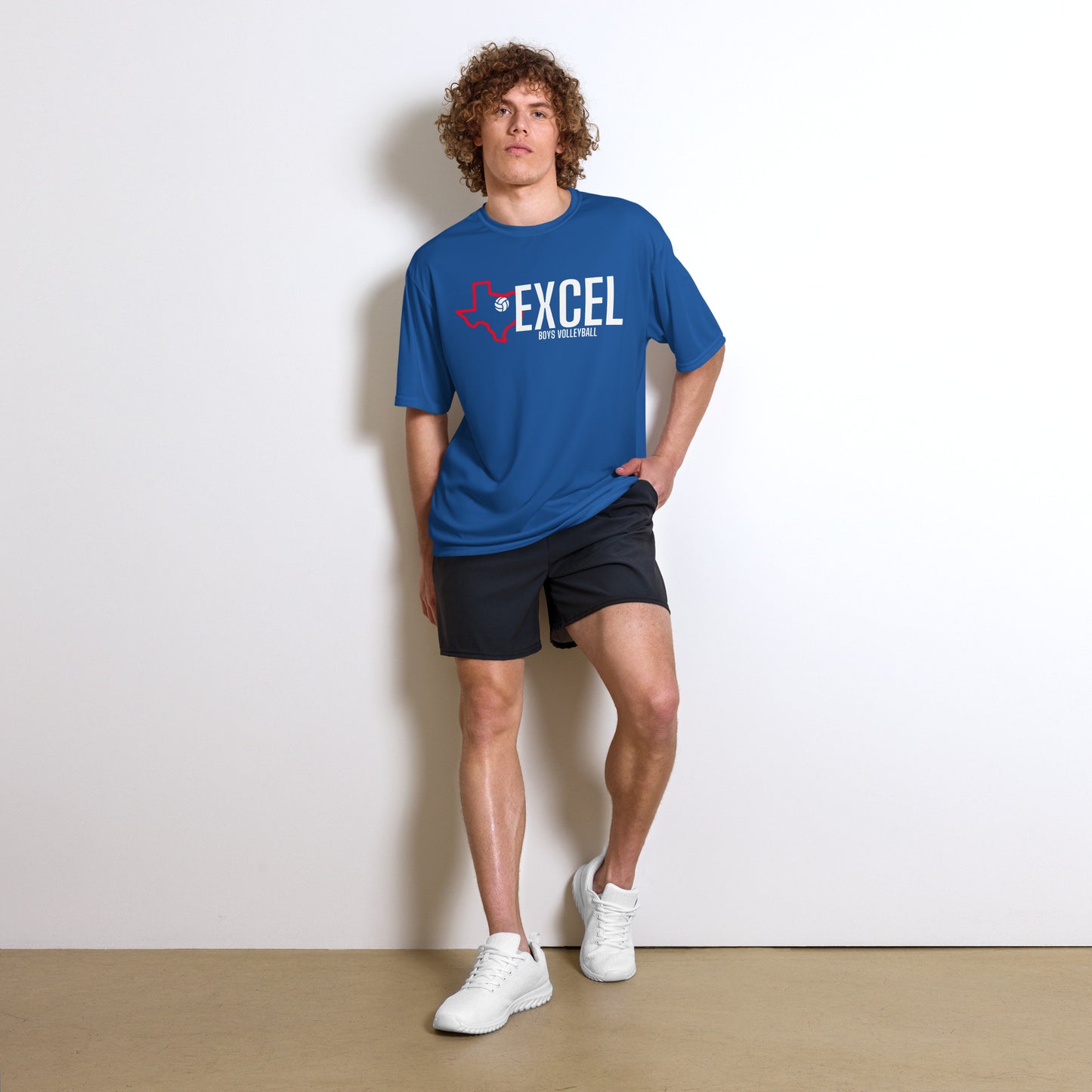 Excel - Boys Volleyball - Unisex performance crew neck t-shirt