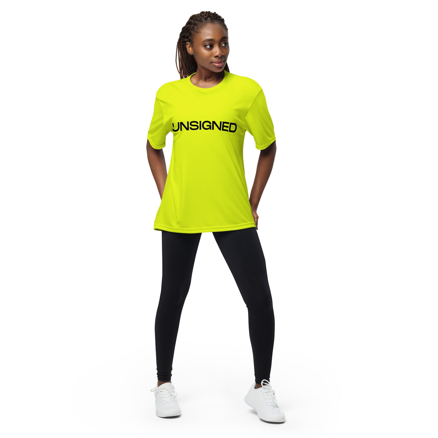 Unsigned 2030 Setter - Unisex performance crew neck t-shirt