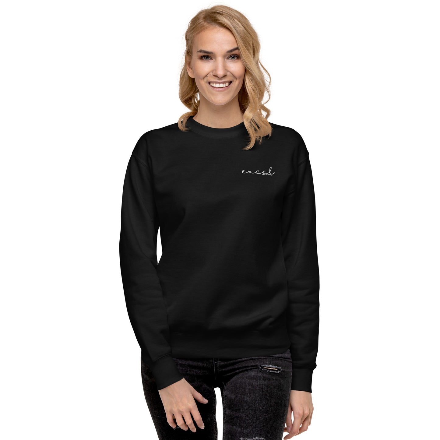 Excel MOM - Embroidered - Unisex Premium Sweatshirt