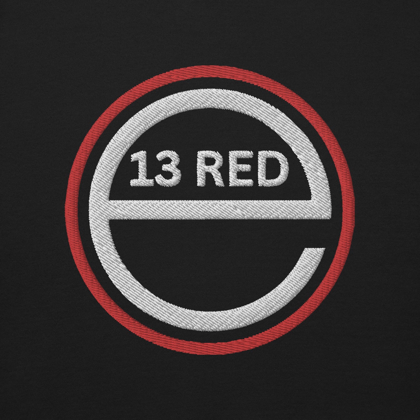 Excel 13 Red - Embroidered - Unisex Premium Sweatshirt