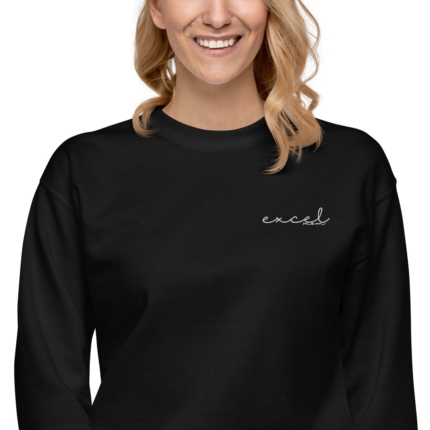 Excel MOM - Embroidered - Unisex Premium Sweatshirt