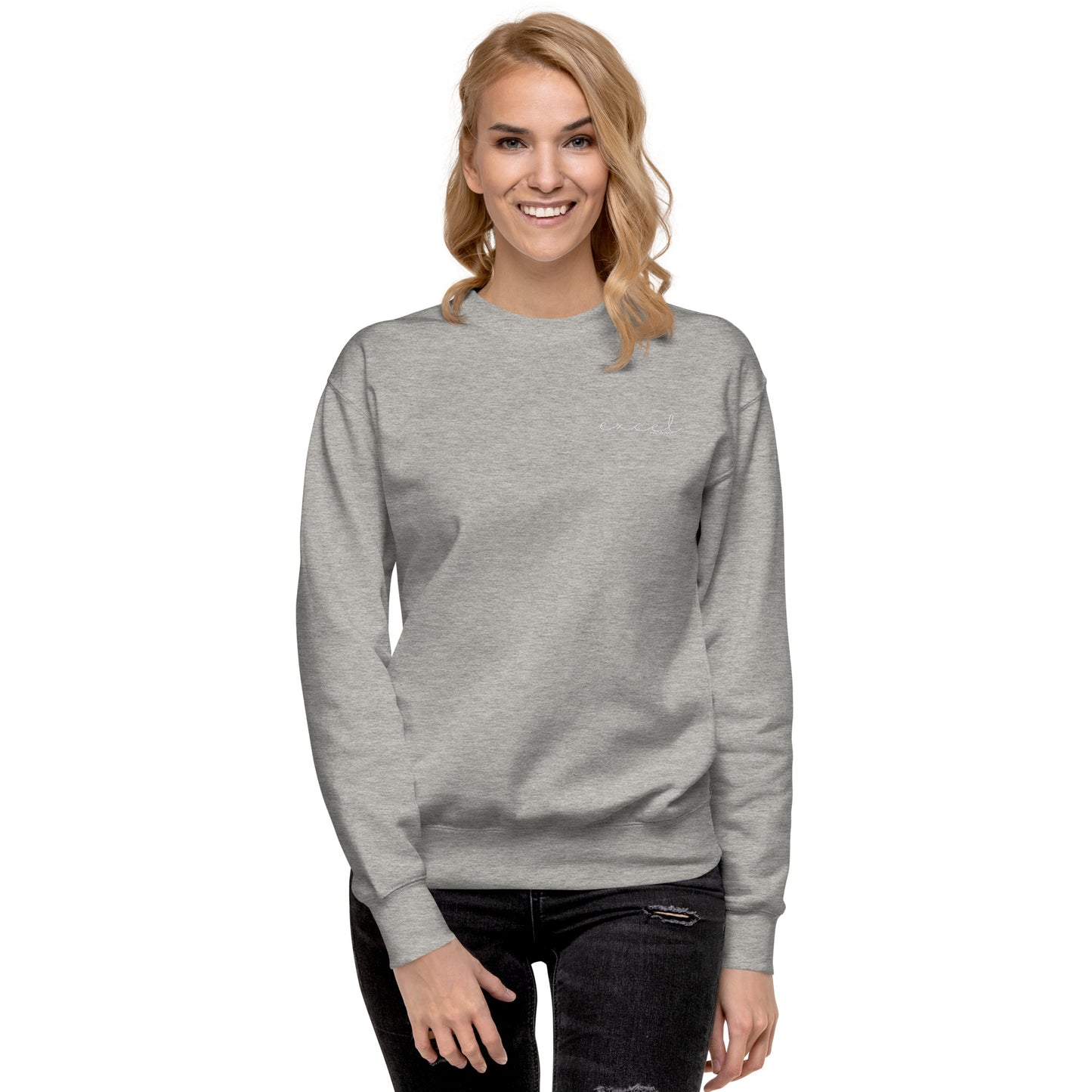 Excel MOM - Embroidered - Unisex Premium Sweatshirt