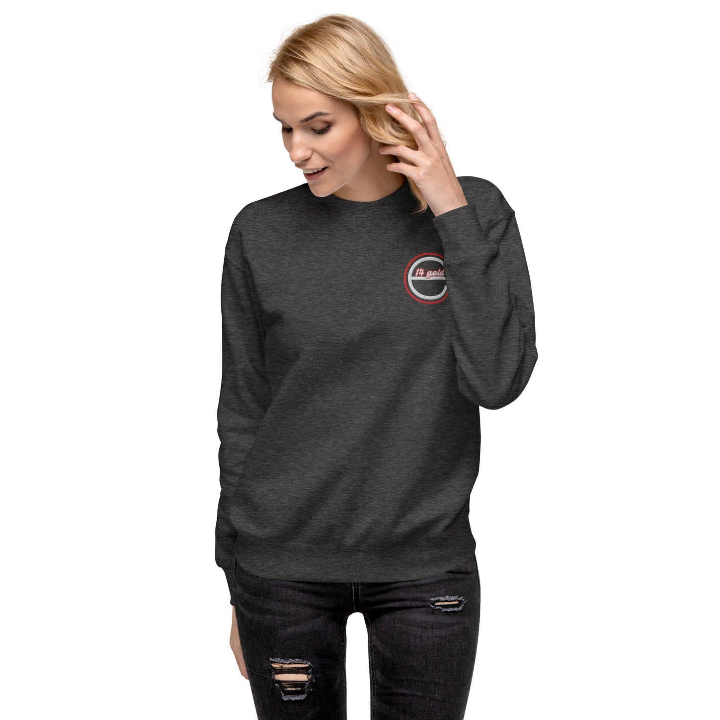 Excel - 14 Gold Embroiders Sweatshirt - 2024-2025 -Unisex Premium Sweatshirt