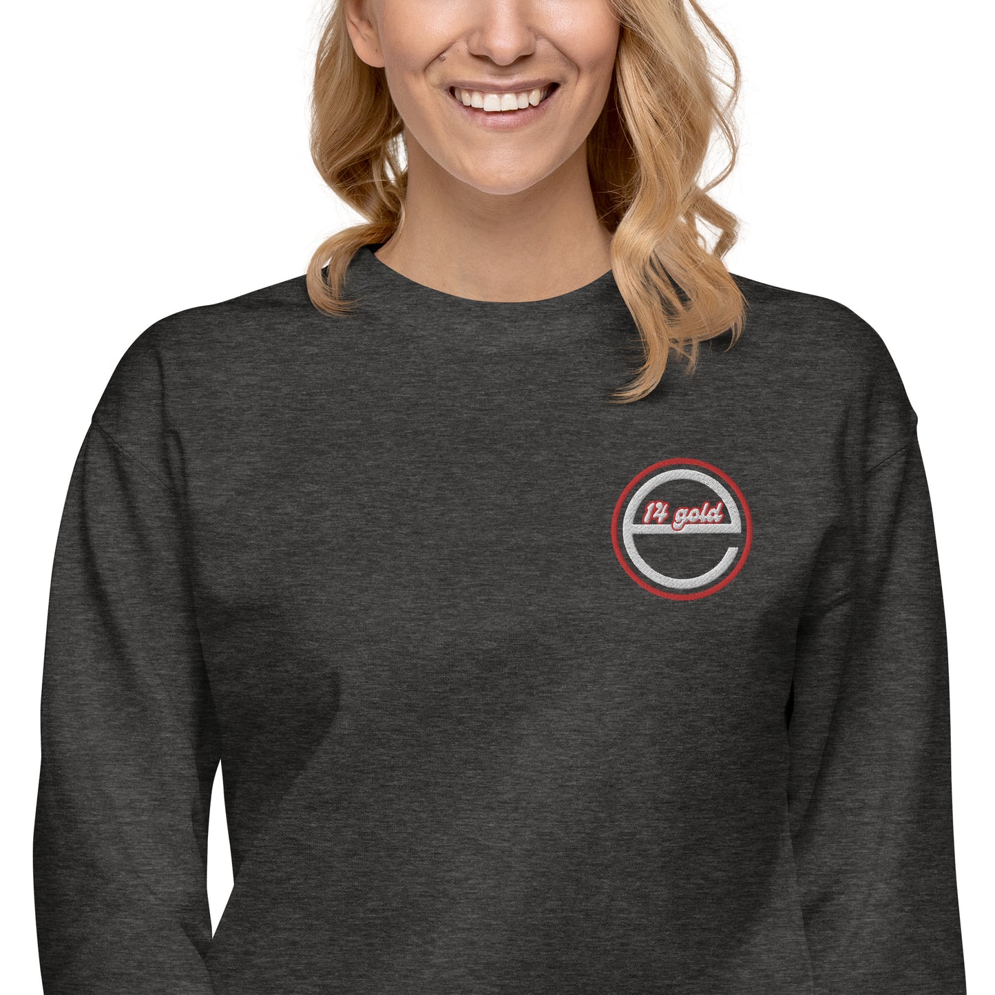 Excel - 14 Gold Embroiders Sweatshirt - 2024-2025 -Unisex Premium Sweatshirt