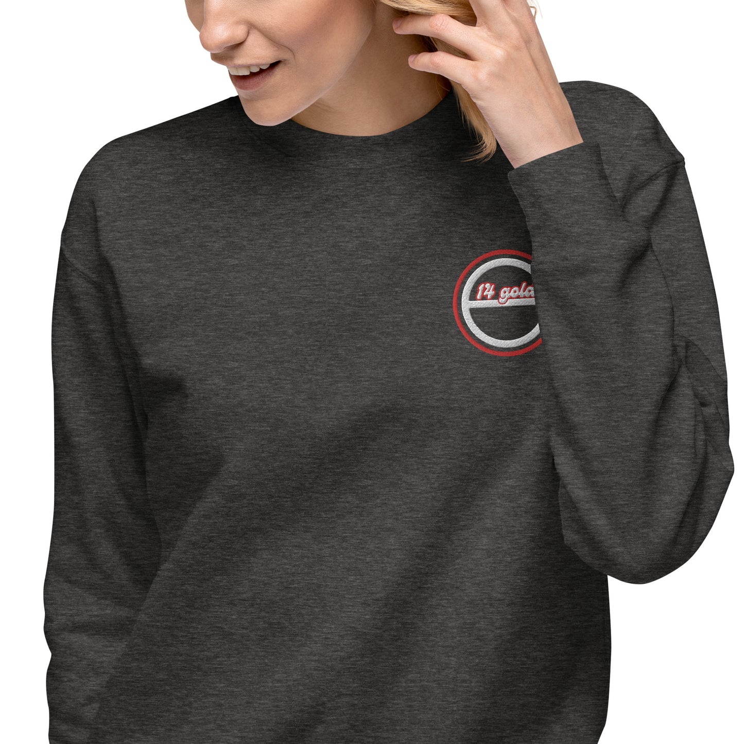 Excel - 14 Gold Embroiders Sweatshirt - 2024-2025 -Unisex Premium Sweatshirt