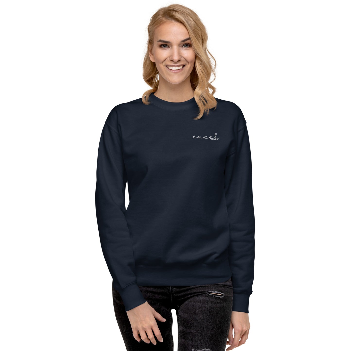 Excel MOM - Embroidered - Unisex Premium Sweatshirt