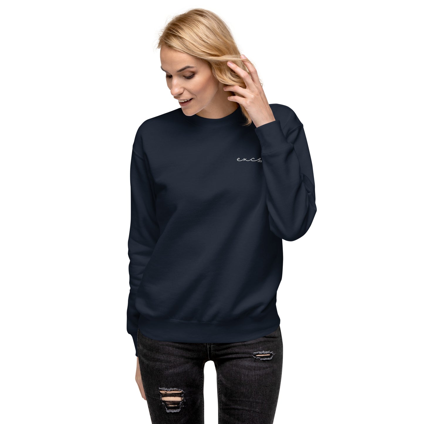 Excel MOM - Embroidered - Unisex Premium Sweatshirt