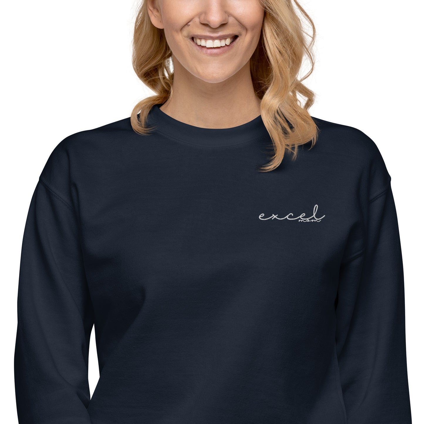 Excel MOM - Embroidered - Unisex Premium Sweatshirt