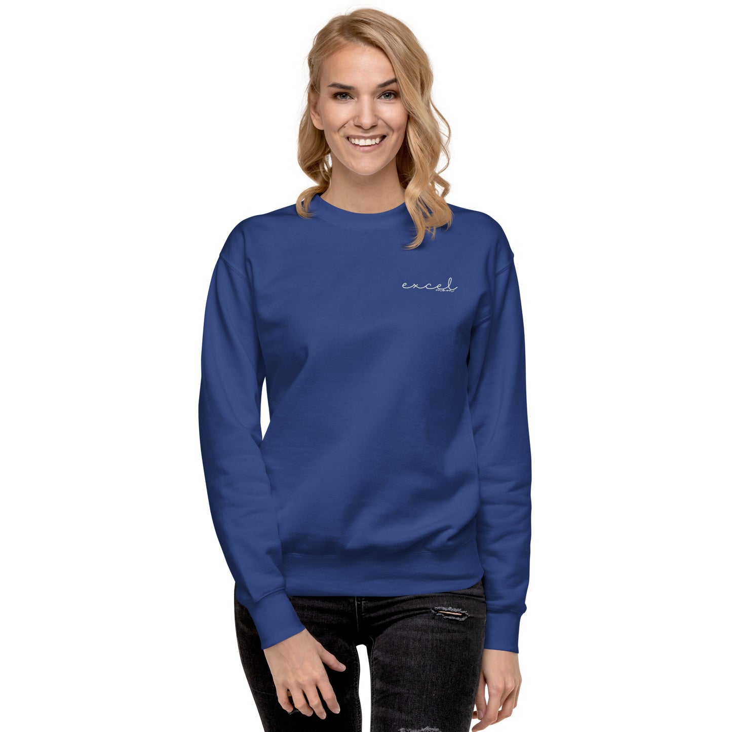 Excel MOM - Embroidered - Unisex Premium Sweatshirt