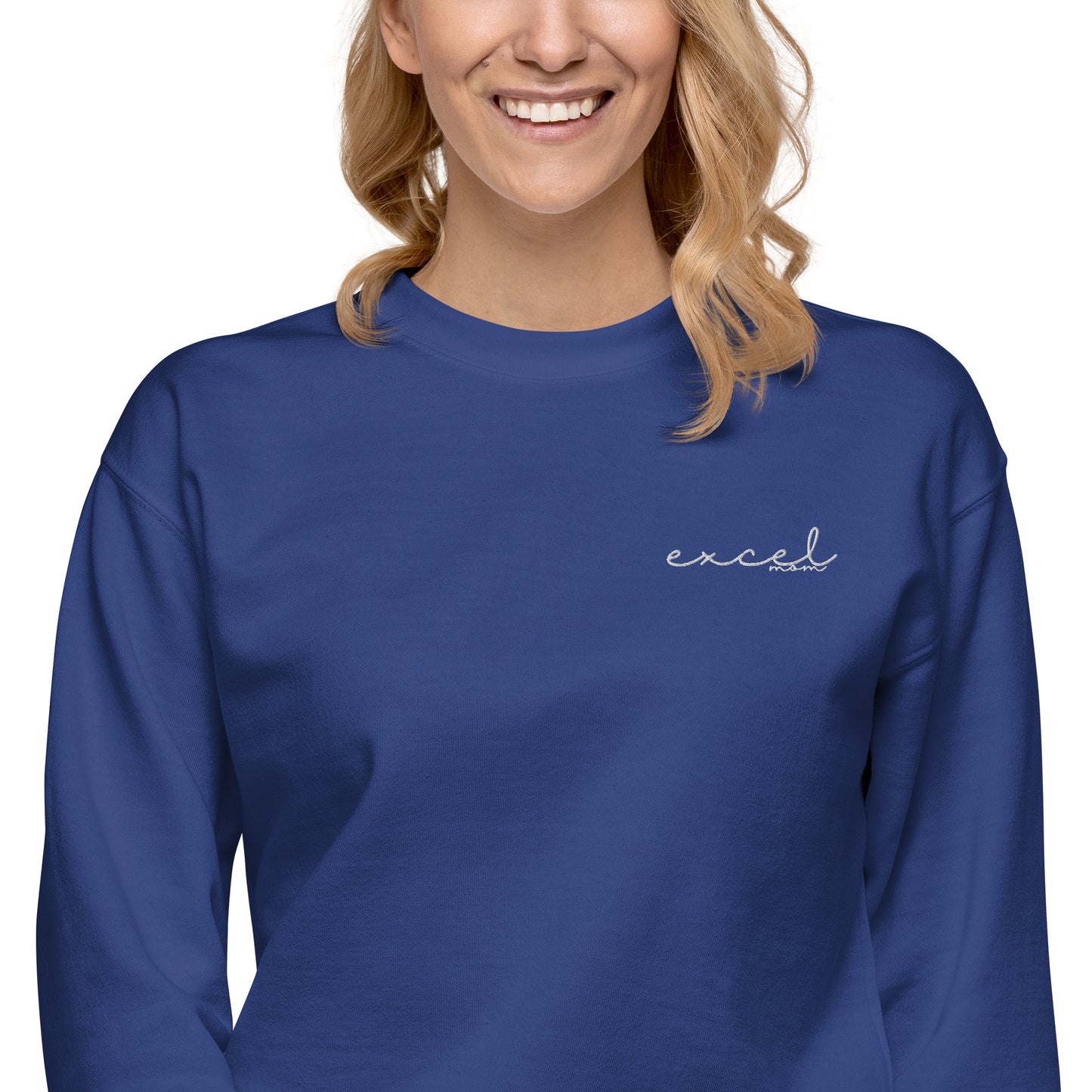 Excel MOM - Embroidered - Unisex Premium Sweatshirt