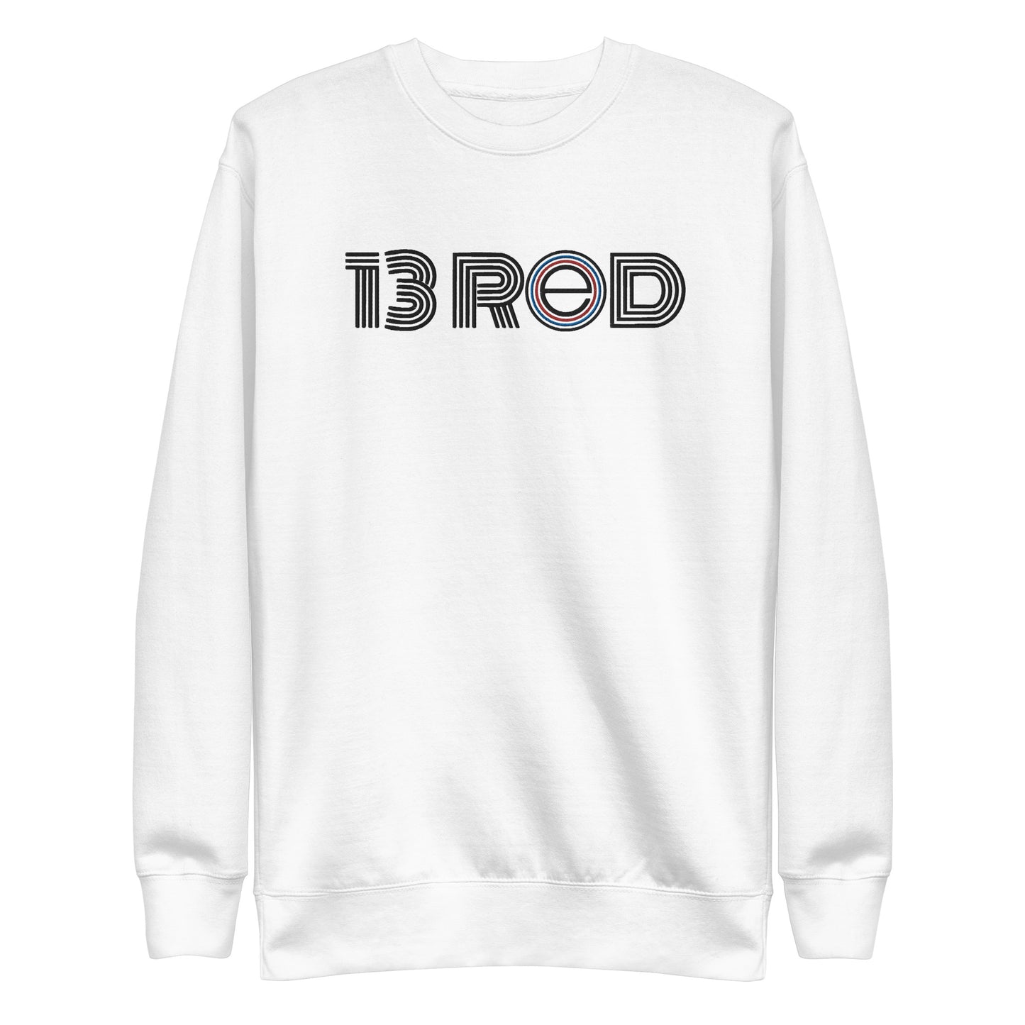 13 Red - EXCEL - Embroidered Unisex Premium Sweatshirt