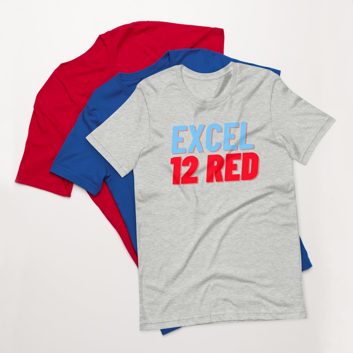 Excel - Boys Volleyball - 12 Red - Unisex t-shirt