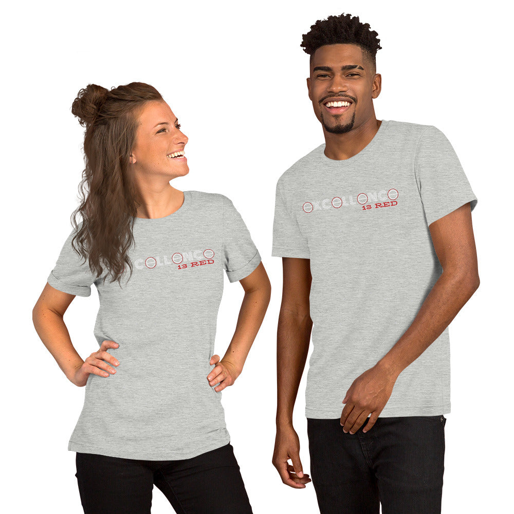 Excel-lence 13 Red - Unisex t-shirt