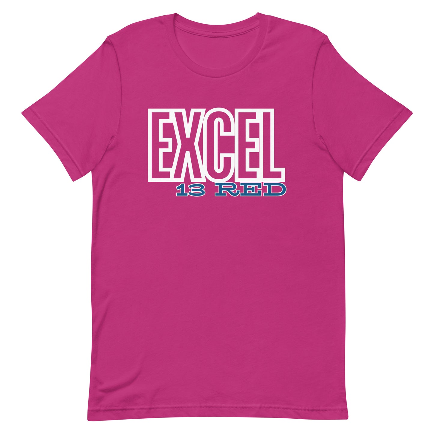 Excel 13 Red - Unisex t-shirt