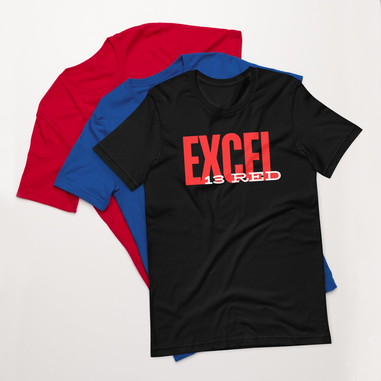 EXCEL - 13 Red - Unisex t-shirt