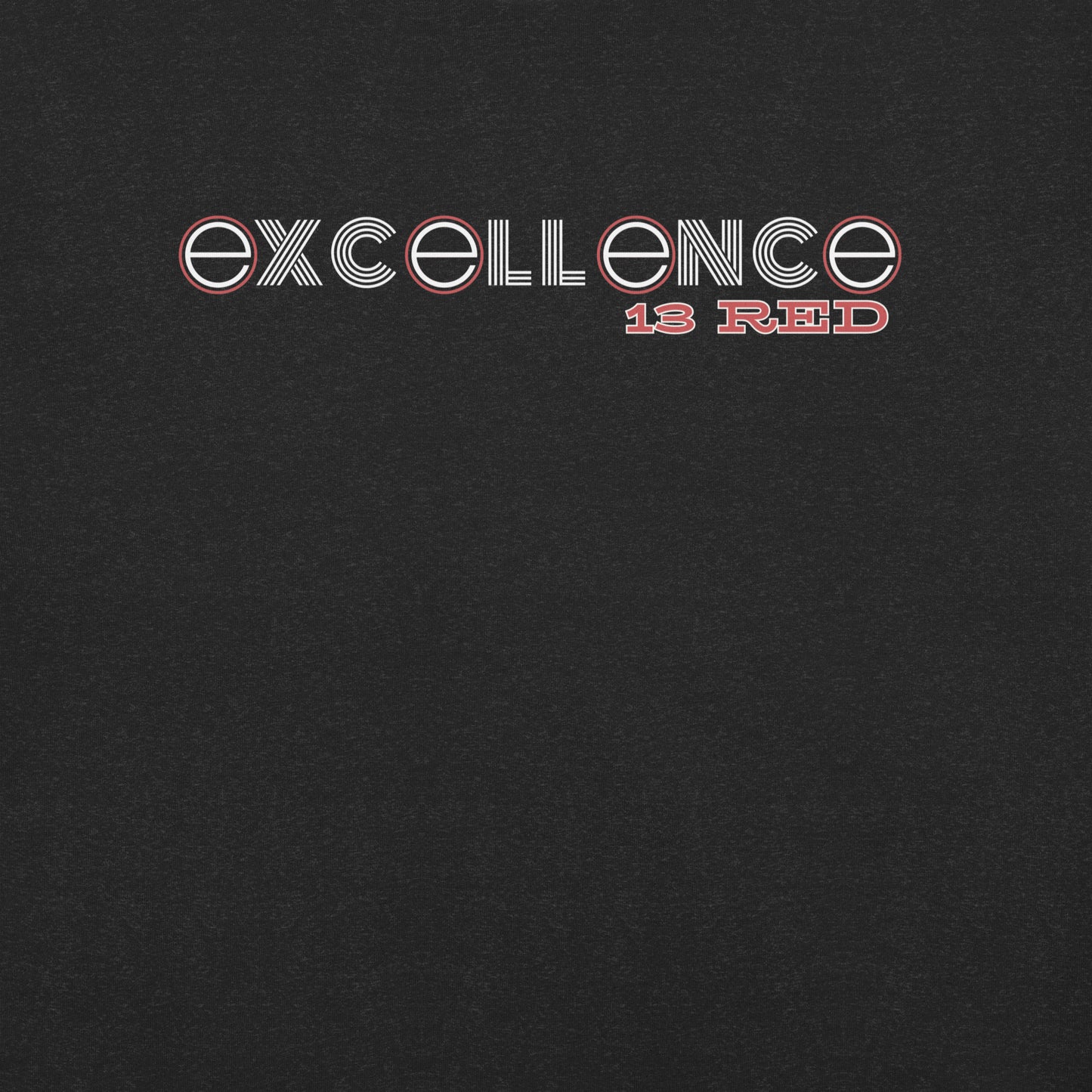 Excel-lence 13 Red - Unisex t-shirt