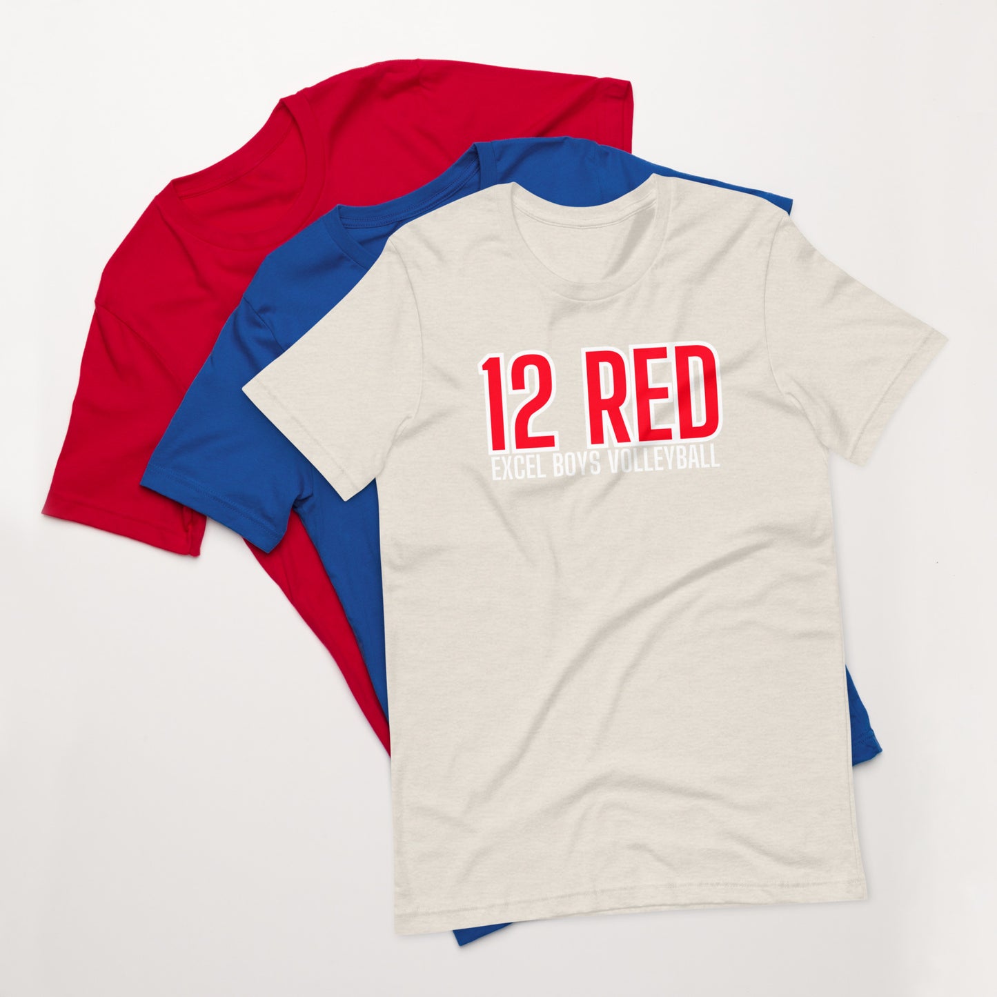 12 Red - Team Names Shirt - 2023 - 2024 - Unisex t-shirt