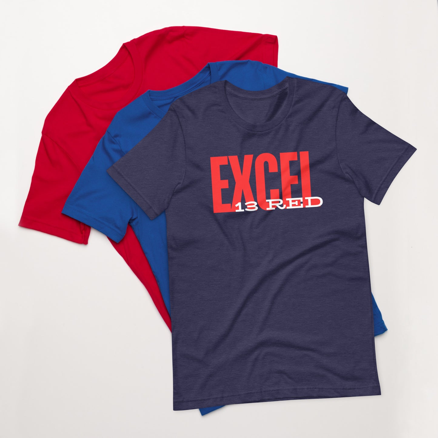 EXCEL - 13 Red - Unisex t-shirt