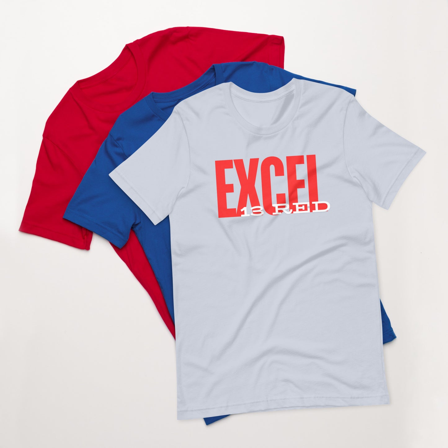 EXCEL - 13 Red - Unisex t-shirt