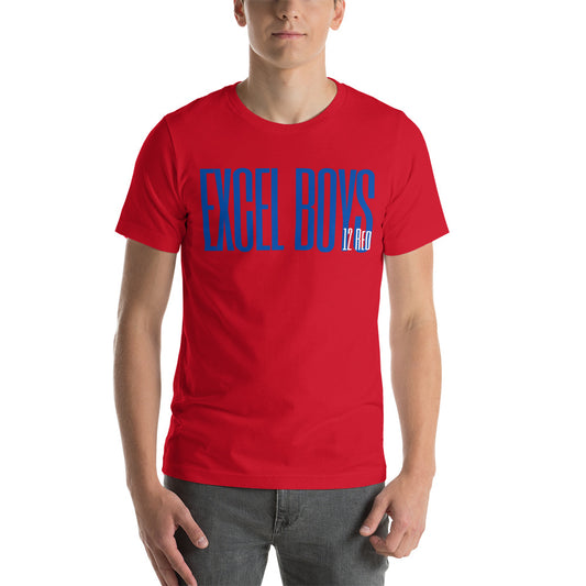 Excel Boys Volleyball - 12 Red - Unisex t-shirt