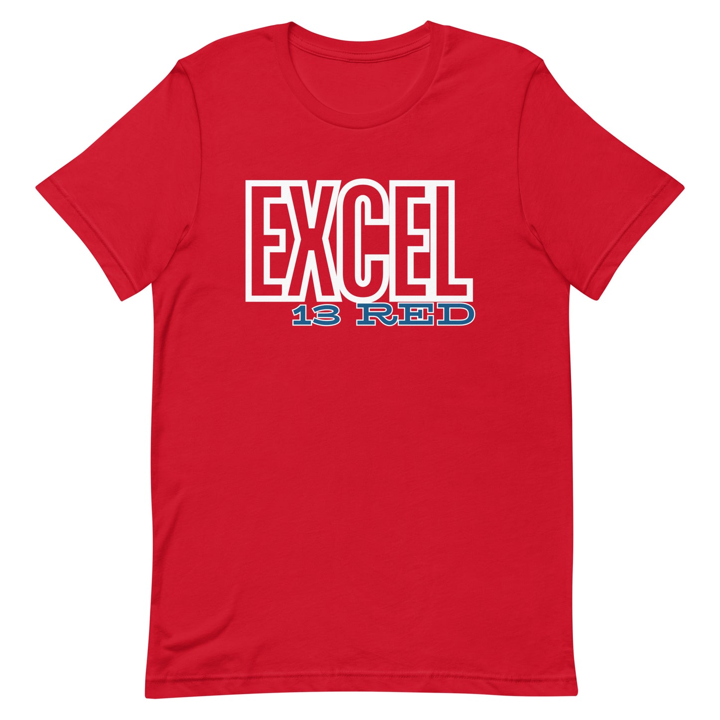 Excel 13 Red - Unisex t-shirt
